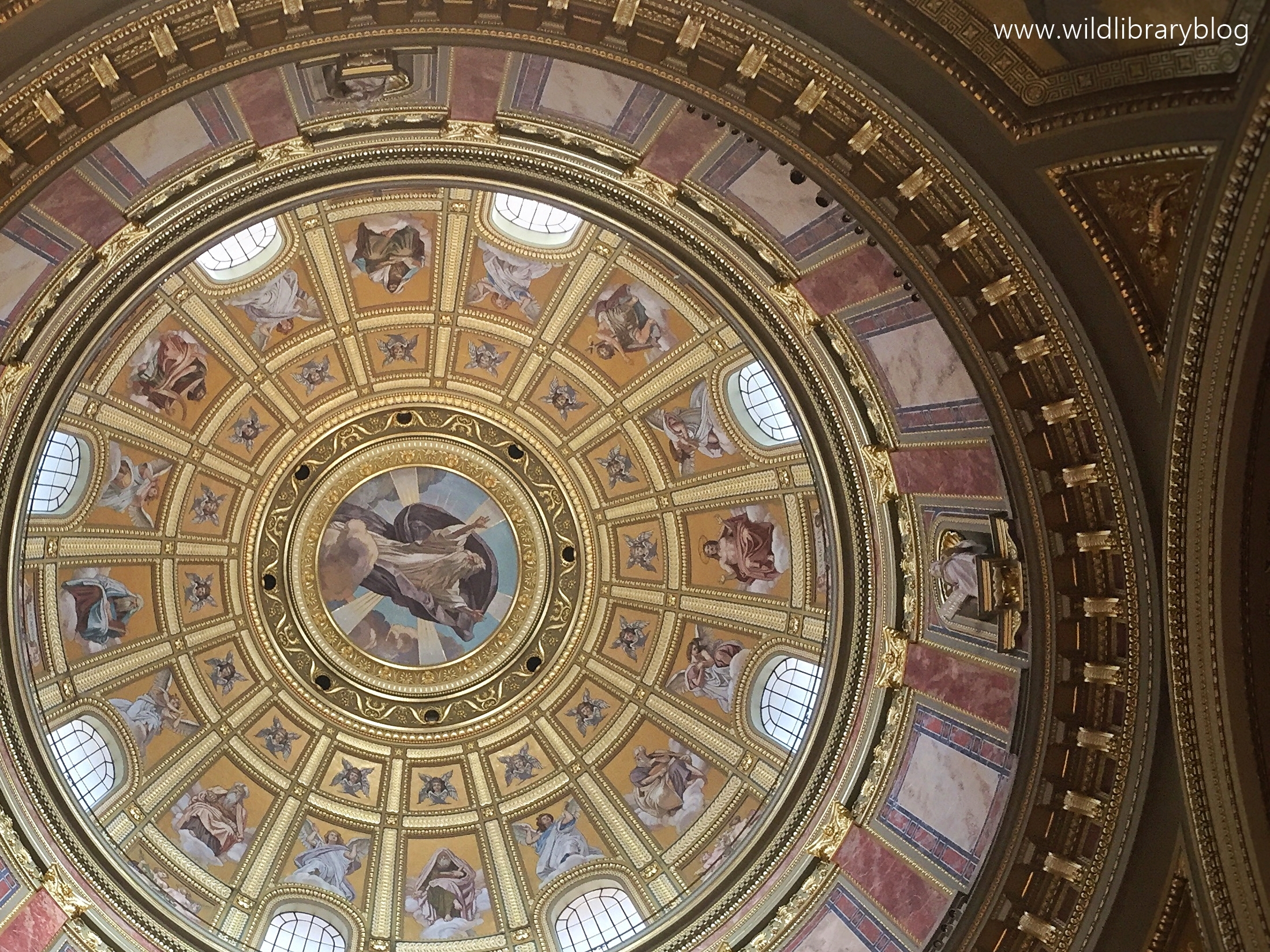 The colours of Budapest_ Wild Library blog_St Stephen's basilica
